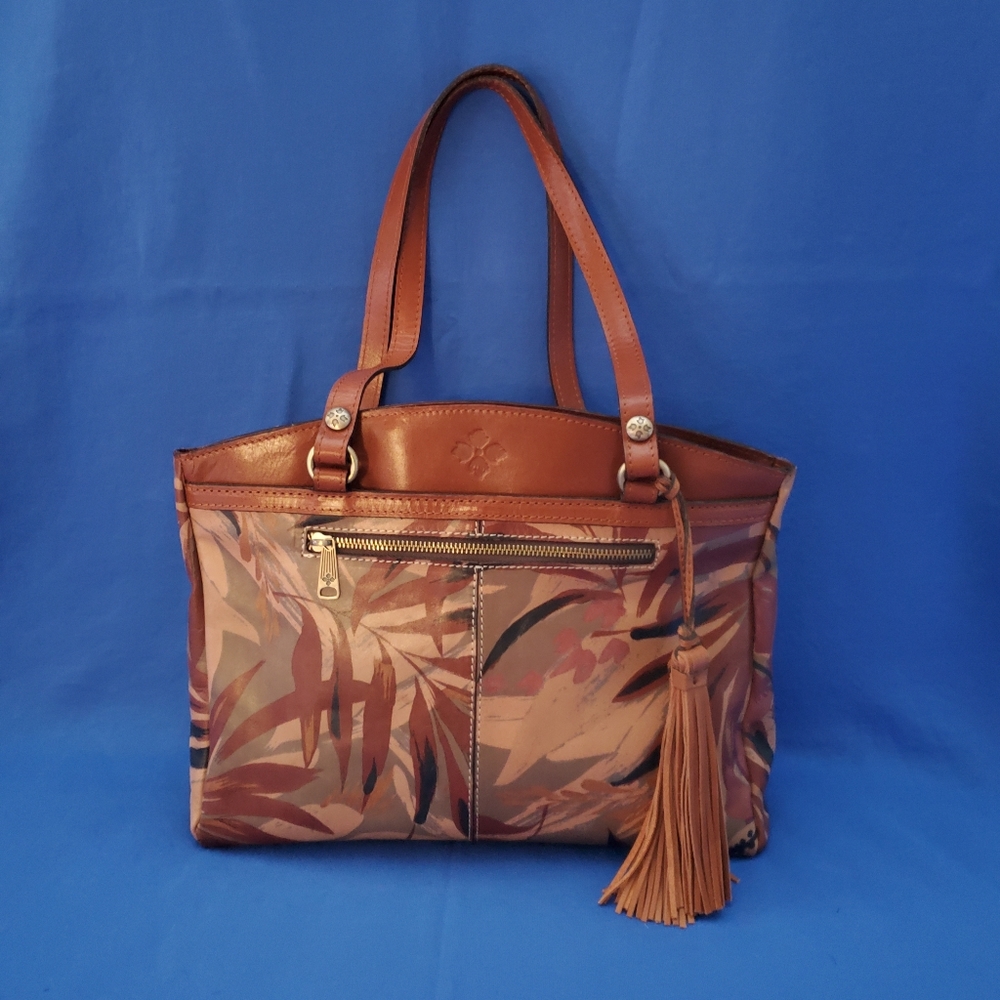 Patricia Nash Poppy Tote With Dust Cover